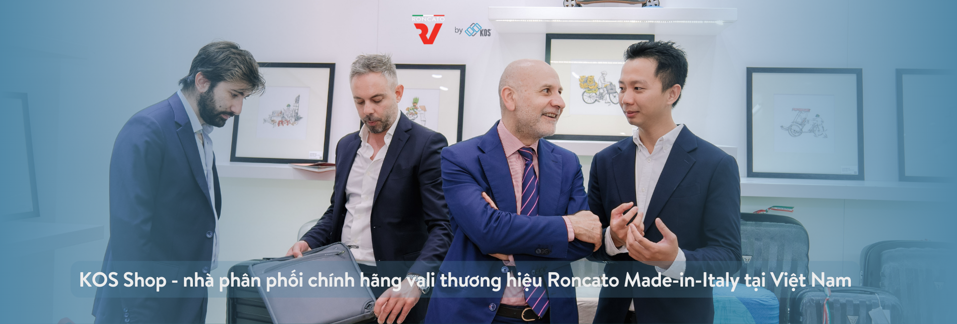 Kosshop nhà phân phối chính hãng vali Roncato madeinitaly